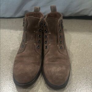 Men's John Varvatos Brown Suede Boots